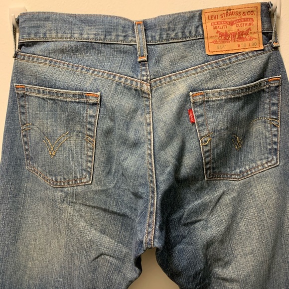 Levi Strauss 514 Blue Denim Men’s Jeans 30/30 - Picture 7 of 8